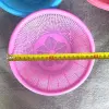 【 Zone 3-9 】216 Milan 400/ piece Household plastic vegetable washing basket, rice washing basket, draining basket, fruit and vegetable basket, water filter sieve, kitchen vegetable washing sieve, fruit sieve Item Picture